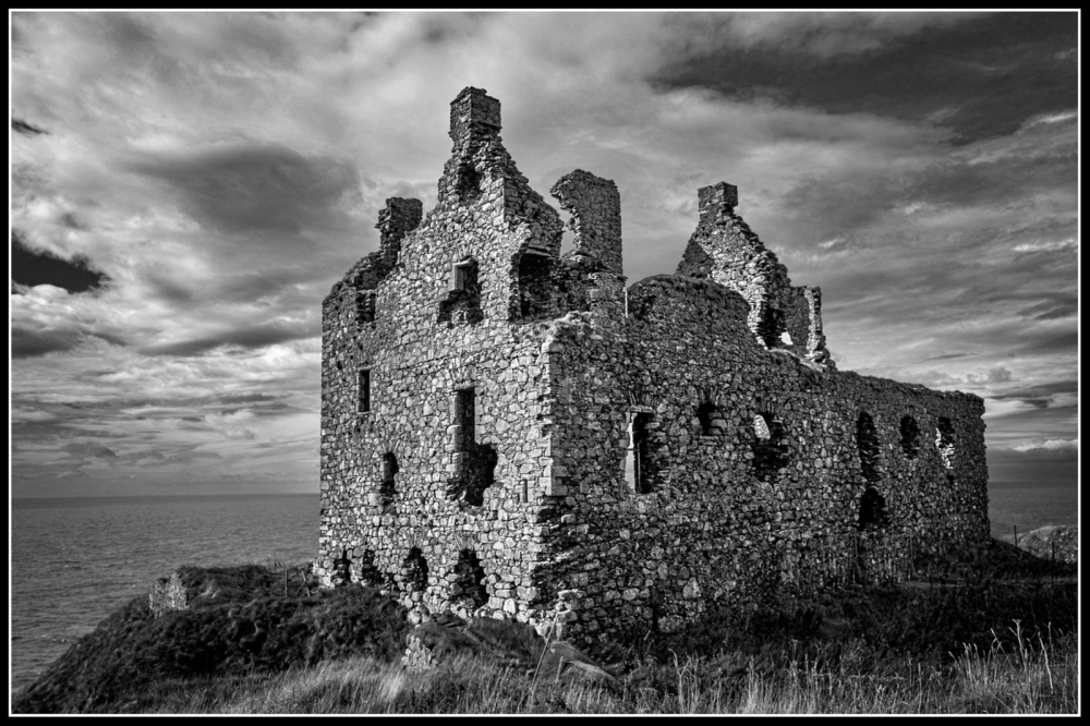 Joint 2nd. Porth Patrick Castle by Ian Scotland